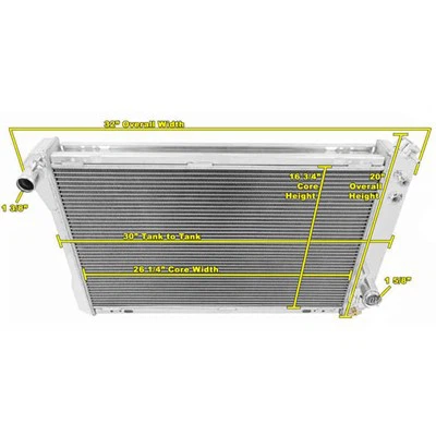 Najpopularniejszy grzejnik samochodowy Pontiac. W całości aluminiowy grzejnik samochodowy